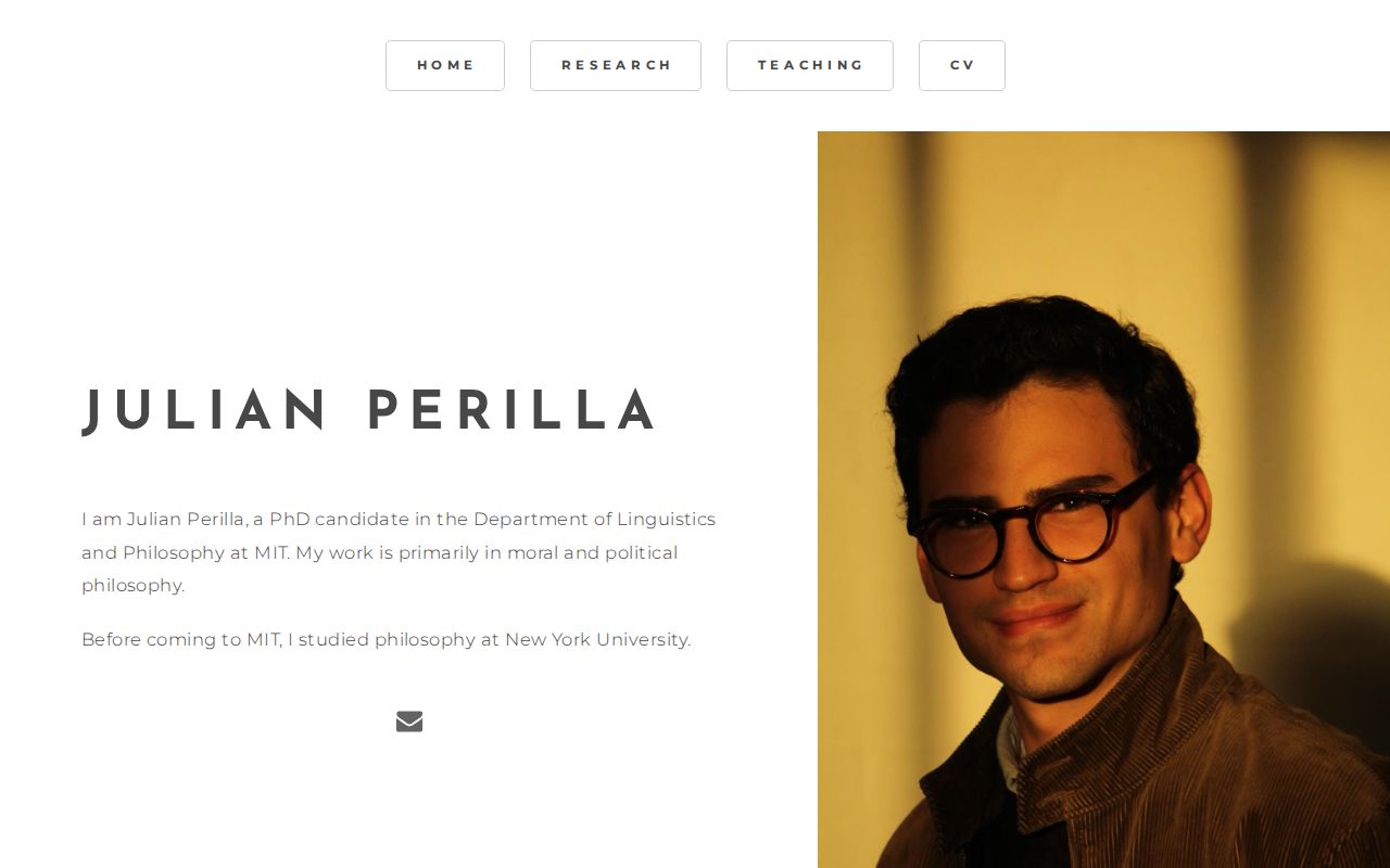 Juli n Perilla Philosopher And PhD Candidate At Harvard University